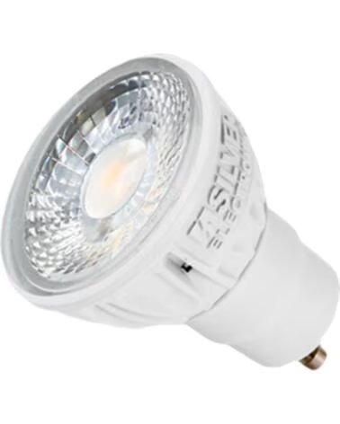 SILVER Bombilla led pro electronics dicroica 5w=60w - gu10 - 5000k - 38º - 470 lm - luz blanca - a - acabado blanco