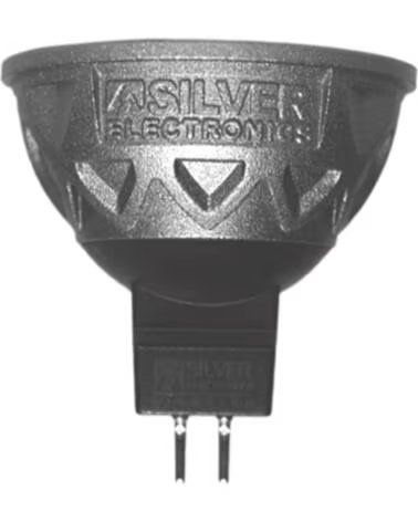 SILVER Bombilla led pro electronics dicroica 5w=60w - gu5 3 - 12v - 3000k - 38º - 470 lm - luz calida - a