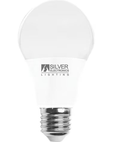 SILVER Bombilla led eco decorativa electronics estandar 10w=85w - e27 - 5000k - 860 lm - 180º - luz blanca - a