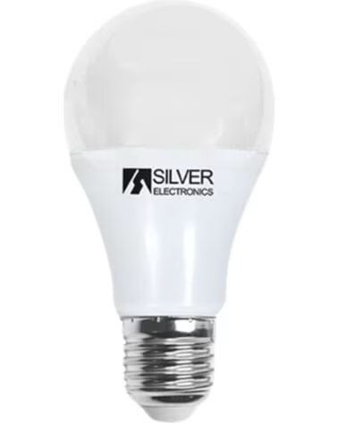 SILVER Bombilla led decorativa electronics estandar 7w=70w - e27 - 3000k - 670 lm - luz calida - a
