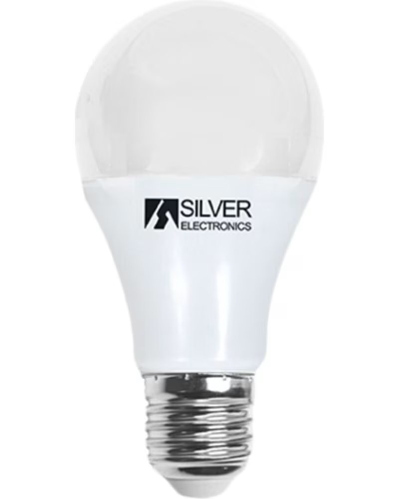 SILVER Bombilla led decorativa electronics estandar 7w=70w - e27 - 3000k - 670 lm - luz calida - a