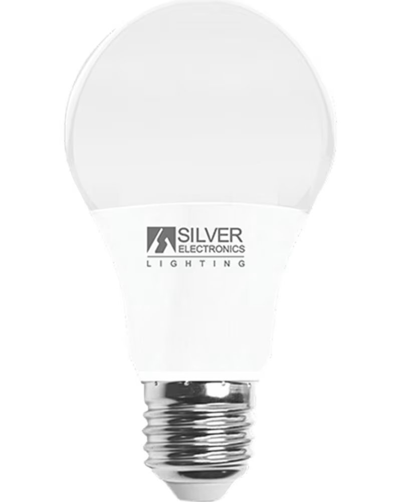 SILVER Bombilla led eco electronics estandar 8w=48w - e27 - 3000k - 660 lm - 220º - luz calida - a