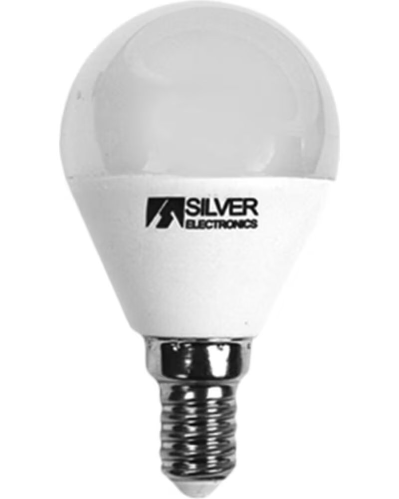 SILVER Bombilla led decorativa electronis esferica 6w=65w - e14 - 4000k - 520 lm - luz neutra - a