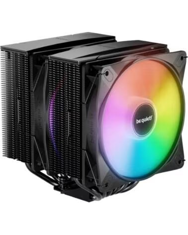 BE QUIET Ventilador disipador cpu pure rock pro 3 lx argb 2x 120mm negro