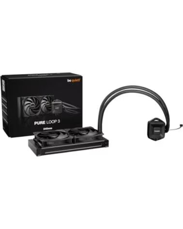 BE QUIET Kit refrigeracion liquida pure loop 3 2x 120mm negro