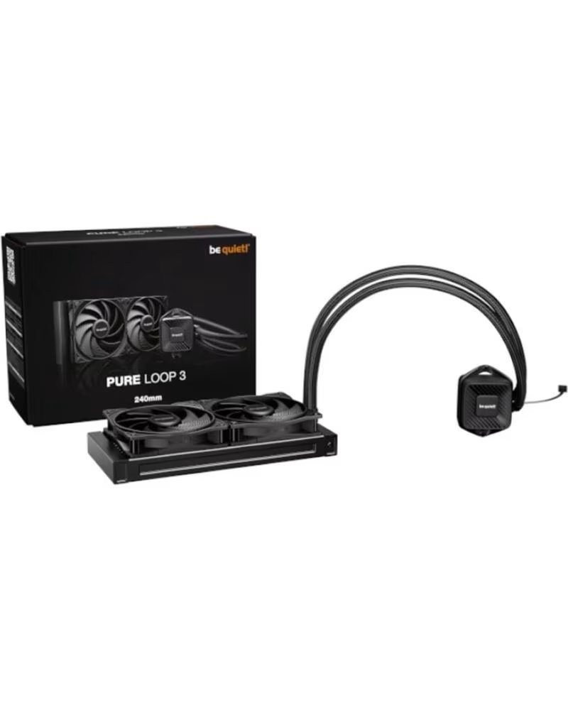 BE QUIET Kit refrigeracion liquida pure loop 3 2x 120mm negro