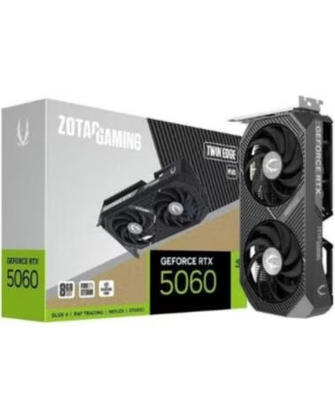 ZOTAC Tarjeta grafica rtx 5060 8gb twin edge plus gddr7