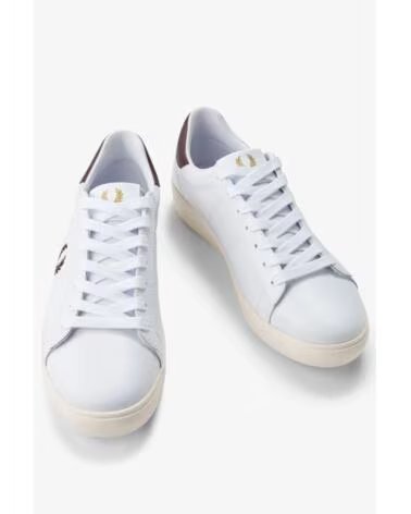 FRED PERRY SPENCER LEATHER B4334 SNEAKER WHITE