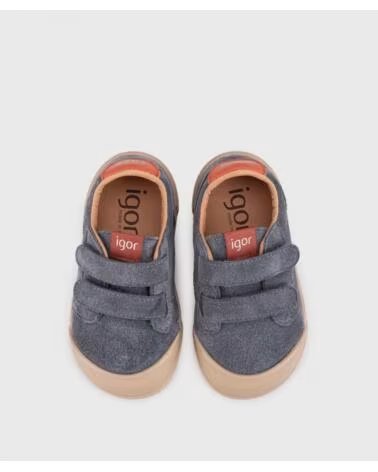 IGOR DEPORTIVA BAREFOOT W10341 TENNIS SUEDE PRIMEROS PASOS GRIS