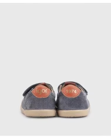 IGOR DEPORTIVA BAREFOOT W10341 TENNIS SUEDE PRIMEROS PASOS GRIS
