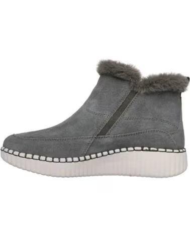 SKECHERS 168108 STIVALI DONNA CACHI PELLE SCAMOSCIATA KAKI