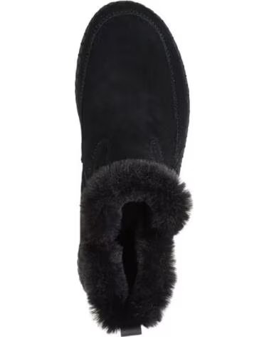 SKECHERS 168108 STIVALI DA DONNA IN PELLE SCAMOSCIATA NEGRO