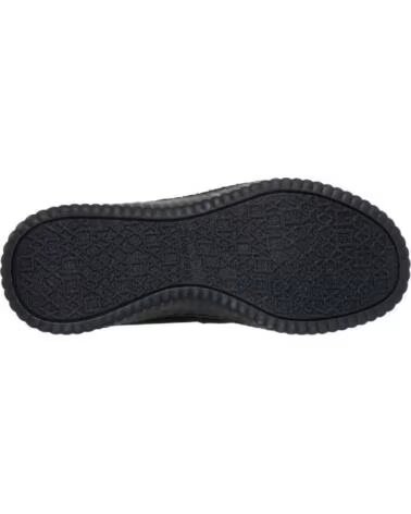 SKECHERS 168108 STIVALI DA DONNA IN PELLE SCAMOSCIATA NEGRO