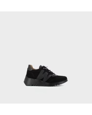 ZAPATILLAS DEPORTIVAS WONDERS SNEAKERS MUJER E-6781 NEGRO
