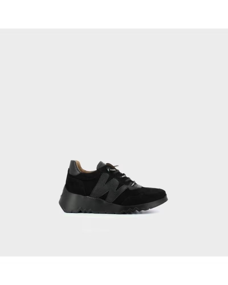 ZAPATILLAS DEPORTIVAS WONDERS SNEAKERS MUJER E-6781 NEGRO