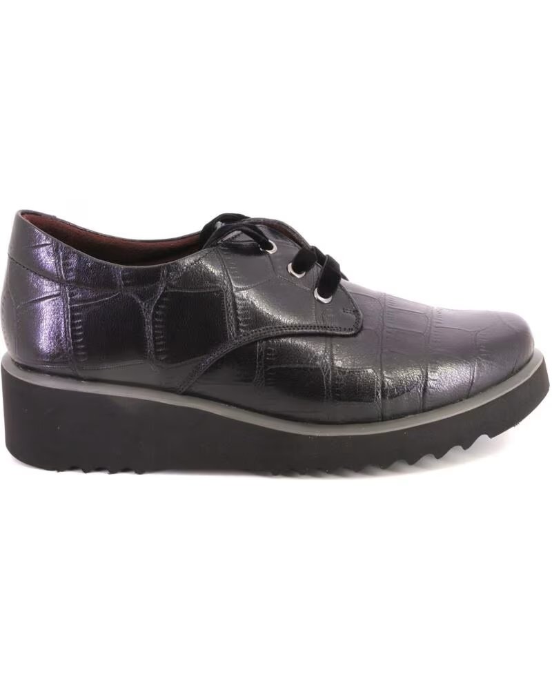 TREINTAS 4616 CHAUSSURES À LACETS POUR FEMME NEGRO