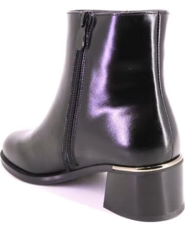 TREINTAS 4633 STIVALETTI DA DONNA IN PELLE NEGRO