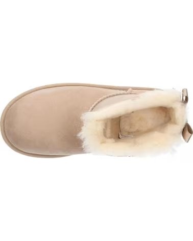 UGG 1185920K K ULTRA MINI BAILEY BOW SAND BOTAS