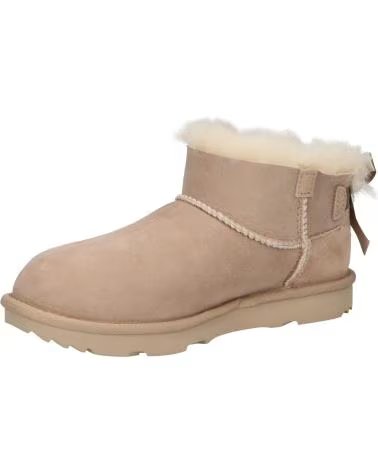 UGG 1185920K K ULTRA MINI BAILEY BOW SAND BOTAS