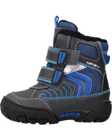 girl boots GEOX B GULP B BOY ABX GRIS