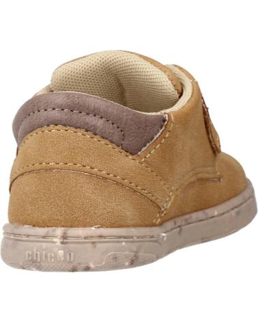 CHICCO GAPPER 260 BROWN CASUAL SHOES WITH HOOK-AND-LOOP CLOSURE MARRON