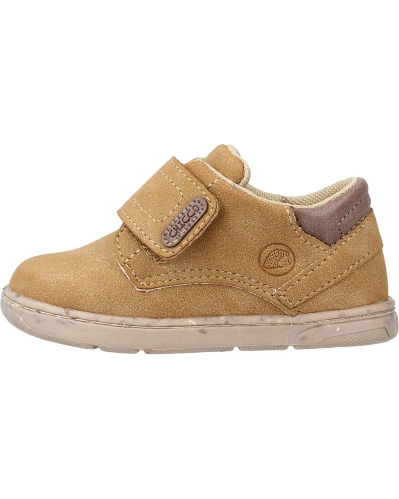CHICCO GAPPER 260 BROWN CASUAL SHOES WITH HOOK-AND-LOOP CLOSURE MARRON