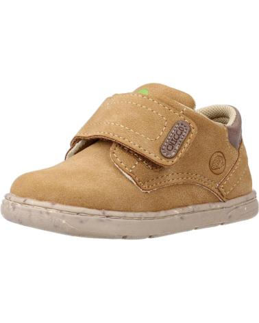CHICCO GAPPER 260 BROWN CASUAL SHOES WITH HOOK-AND-LOOP CLOSURE MARRON