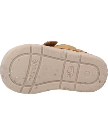 CHICCO GAPPER 260 BROWN CASUAL SHOES WITH HOOK-AND-LOOP CLOSURE MARRON