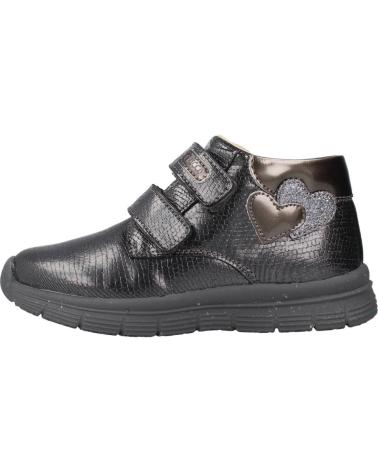 CHICCO CORDERY 080 GREY PATENT LOW BOOTS WITH DOUBLE HOOK-AND-LOOP VARIOS COLORES