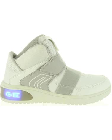 girl and boy Mid boots GEOX J847QA 05411 J XLED C1000 WHITE
