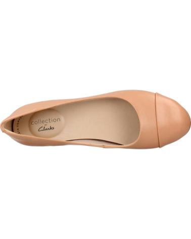 Woman Flat shoes CLARKS FESTIVAL GOLD NARANJA