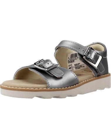 Sandalias de Niña CLARKS CROWN BLOOM T PLATA