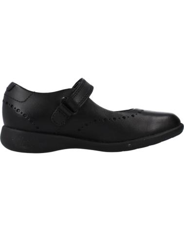 girl shoes CLARKS ETCH CRAFT T NEGRO