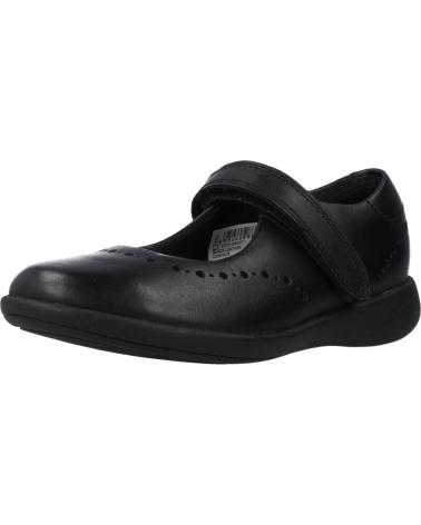 girl shoes CLARKS ETCH CRAFT T NEGRO