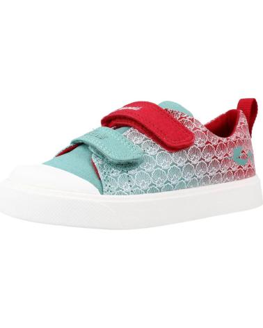 girl Trainers CLARKS CITY SHELL T ROJO