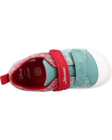 girl Trainers CLARKS CITY SHELL T ROJO