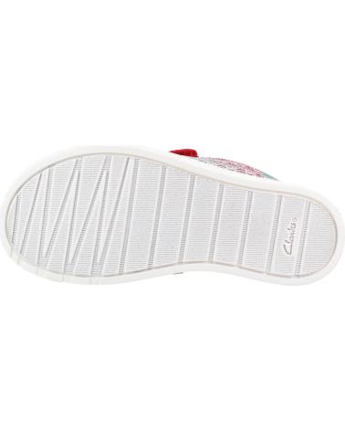 girl Trainers CLARKS CITY SHELL T ROJO