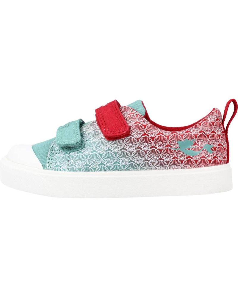 girl Trainers CLARKS CITY SHELL T ROJO
