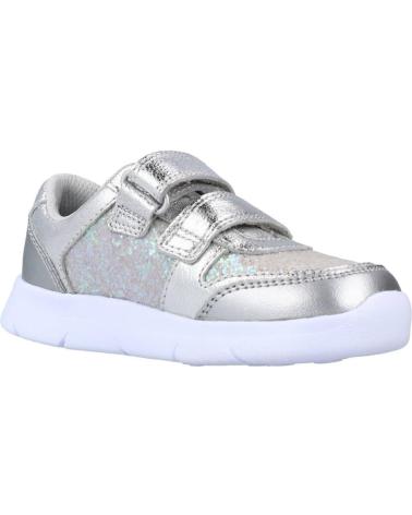 girl Trainers CLARKS ATH SONAR T GRIS