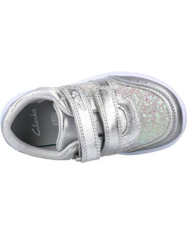 girl Trainers CLARKS ATH SONAR T GRIS