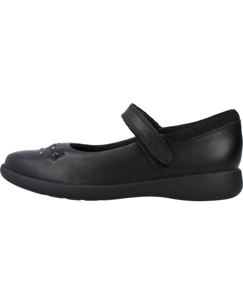 girl shoes CLARKS ETCH BRIGHT K NEGRO