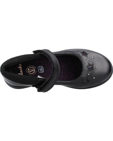 girl shoes CLARKS ETCH BRIGHT K NEGRO