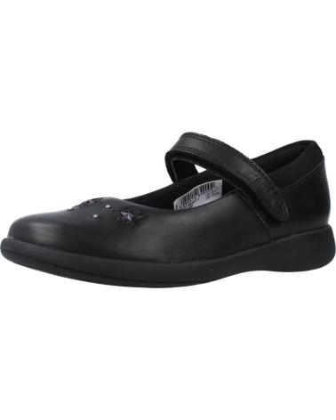 girl shoes CLARKS ETCH BRIGHT K NEGRO