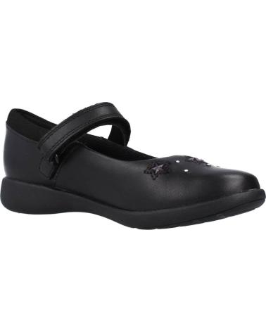 girl shoes CLARKS ETCH BRIGHT K NEGRO