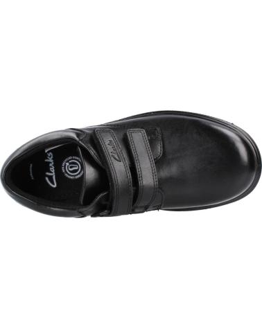 boy shoes CLARKS REMI PACE K NEGRO