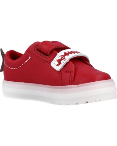 Sneaker für Junge CLARKS FLARESCALELO T ROJO