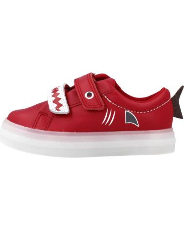 Sneaker für Junge CLARKS FLARESCALELO T ROJO