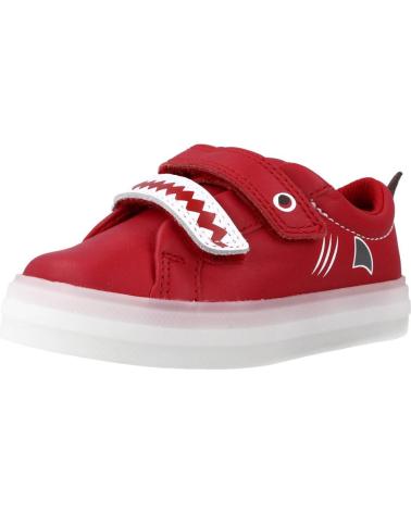Sneaker für Junge CLARKS FLARESCALELO T ROJO