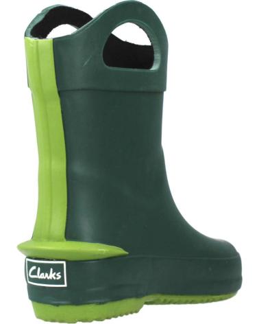 Botas de água  de Menina e Menino CLARKS TARRI DASH T VERDE