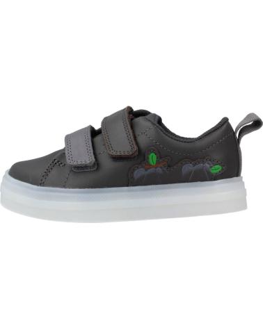 Sneaker für Mädchen und Junge CLARKS FLARE BUG T GRIS